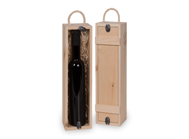Single 375ml Icewine Box with Inset Lid & Handle